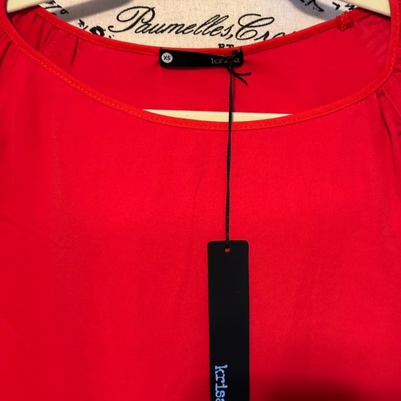 Krisa nwt red blouse sold at Revolve - Picture 6 of 6